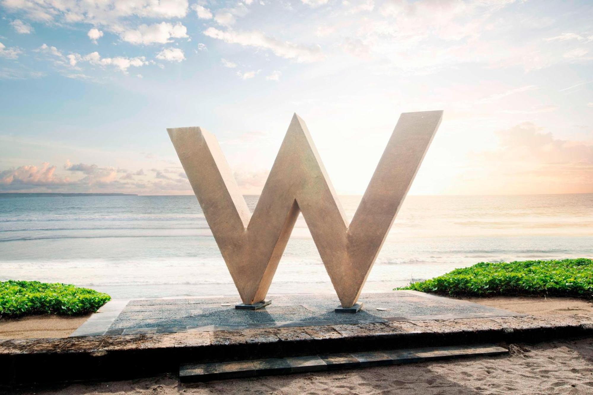 W Bali - Seminyak Hotel Exterior photo W Hotel logo